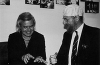 HRG with his close friend Ernst Fuchs whom he adores