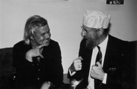  HRG with his close friend Ernst Fuchs whom he adores 
