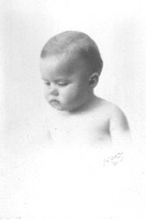 HR Giger at the age of ten months.